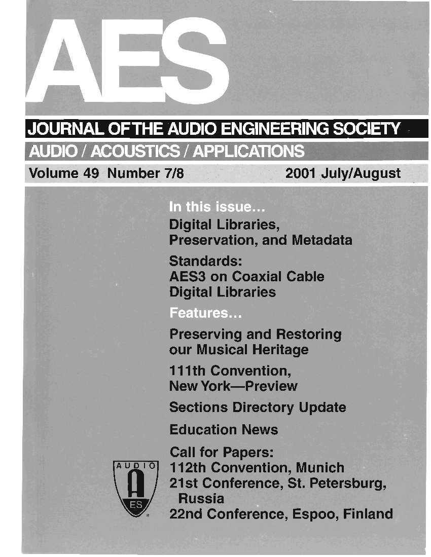 First page of “Complete Journal: Volume 49 Issue 7/8”