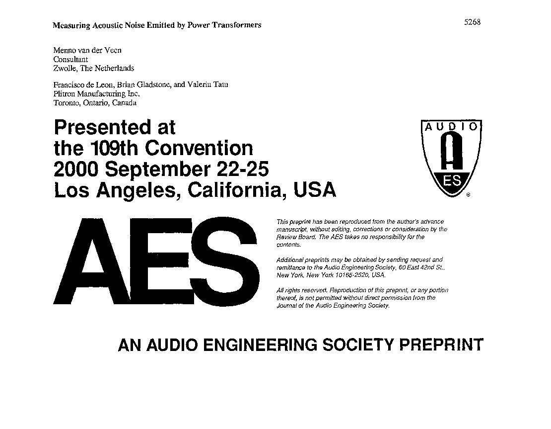 E-library page - AES